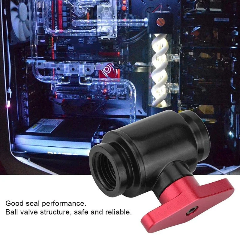 Freeze Mod Water Cooling Valve G1/4 Internal Thread Valves Water Ball Valve with Handle for Computer Water Cooling
Freeze Mod Water Cooling Valve G1/4 Internal Thread Valves Water Ball Valve with Handle for Computer Water Cooling