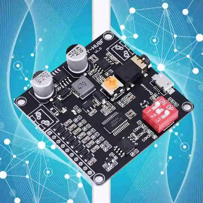 HV8F 12V/24V Voice Playback Module 10W/20W MP3 Music I/O Trigger UART Board Amplifier Player O3K7
HV8F 12V/24V Voice Playback Module 10W/20W MP3 Music I/O Trigger UART Board Amplifier Player O3K7