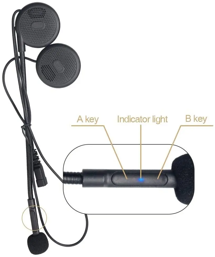 FreedConn Motorcycle Helmet Wireless Bluetooth Headset L1M Helmet Wireless Headphones with Microphone Helmet Speakers Headset
FreedConn Motorcycle Helmet Wireless Bluetooth Headset L1M Helmet Wireless Headphones with Microphone Helmet Speakers Headset