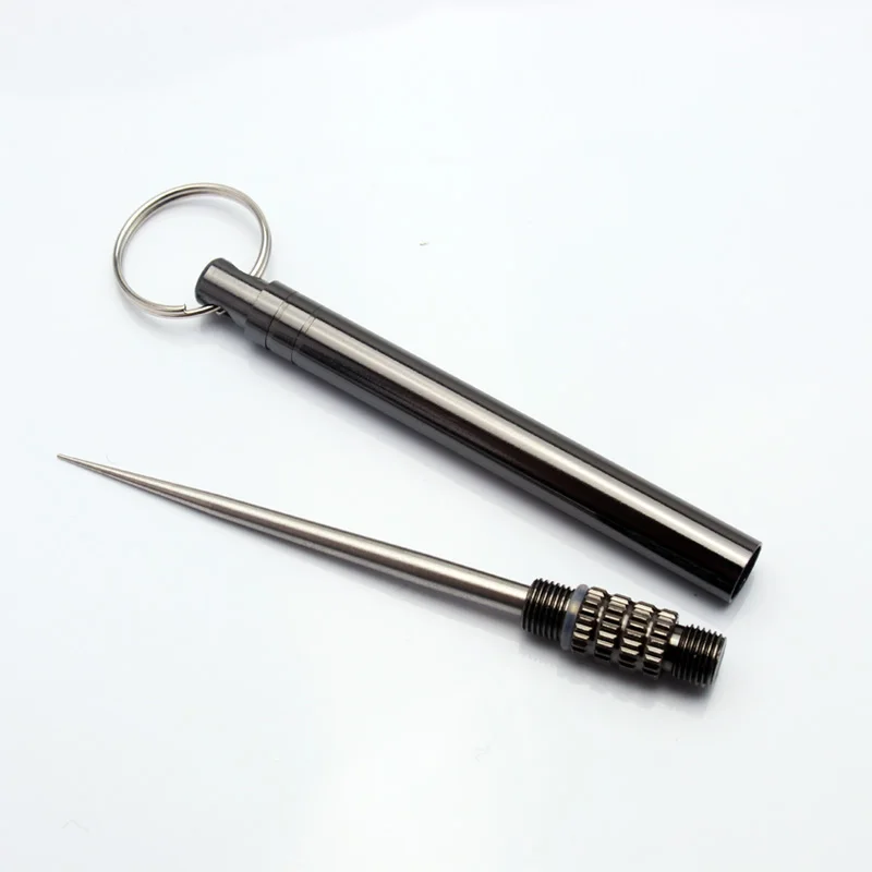 Titanium Outdoor Edc Portable Multifunctional Toothpick Bottle Fruit Fork Camping Tool Toothpick Tube Stronger Than Dental Floss
Titanium Outdoor Edc Portable Multifunctional Toothpick Bottle Fruit Fork Camping Tool Toothpick Tube Stronger Than Dental Floss