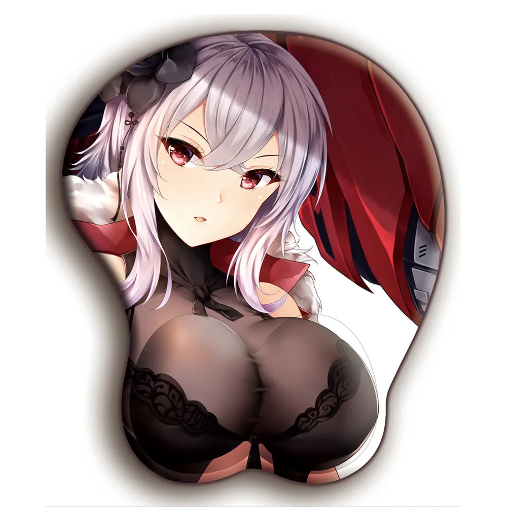 FFFAS 3D Mouse Pad Mat Sexy Breast Oppai Busty Boob Japan Anime Girl Miku Gamer Gaming Wrist Rest Mousepad for Notebook PC | Компьютеры и