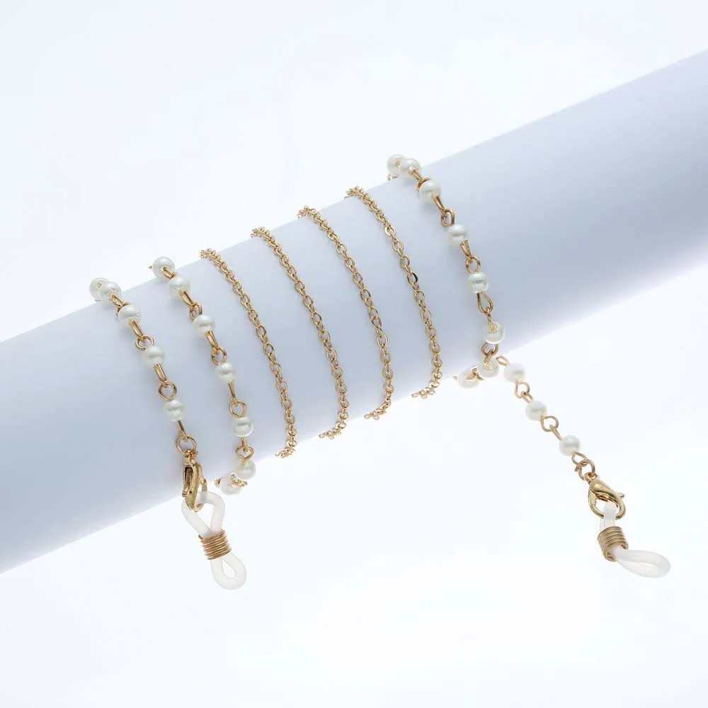 1PC Eyeglasses Rope Strap Pearl Beads Neck Cord Anti Slip Eyeglass Chains Sunglasses String Sports Glasses Accessories
1PC Eyeglasses Rope Strap Pearl Beads Neck Cord Anti Slip Eyeglass Chains Sunglasses String Sports Glasses Accessories