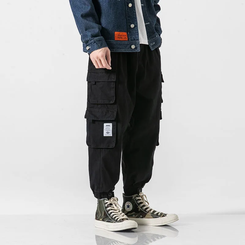 Men's Side Pockets Cargo Harem Pants Nice Hip Hop Casual Male Tatical Joggers Trousers Cotton Fashion Casual Streetwear Pants
Men's Side Pockets Cargo Harem Pants Nice Hip Hop Casual Male Tatical Joggers Trousers Cotton Fashion Casual Streetwear Pants
