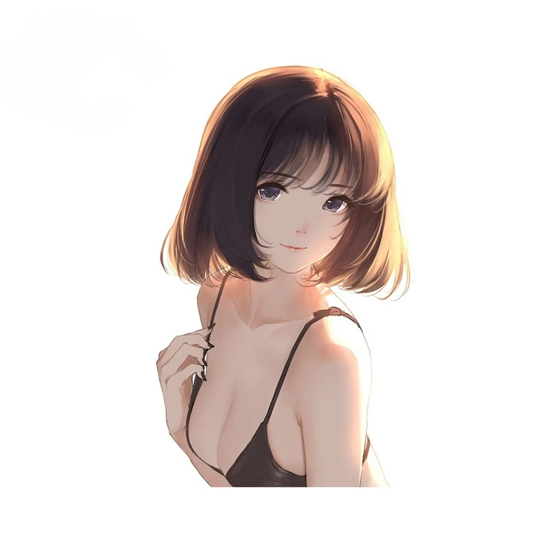 Personality for Short Hair Back Vinyl Car Stickers Anime Waterproof Personality Decal Snowboard Window Decoration PVC13x12cm
Personality for Short Hair Back Vinyl Car Stickers Anime Waterproof Personality Decal Snowboard Window Decoration PVC13x12cm