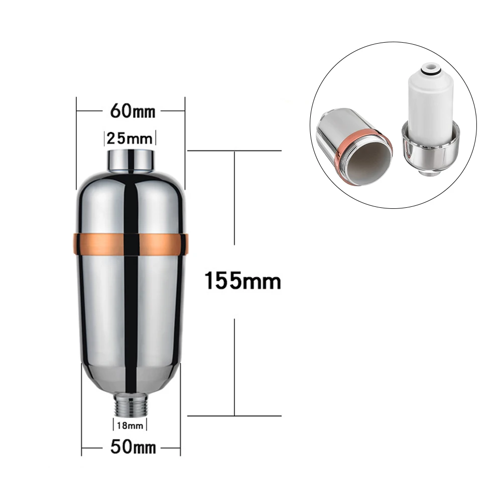 15 Level household Water filters Bathroom Shower Filter Bathing Water Treatment Health Softener Chlorine Removal Water Purifier
15 Level household Water filters Bathroom Shower Filter Bathing Water Treatment Health Softener Chlorine Removal Water Purifier