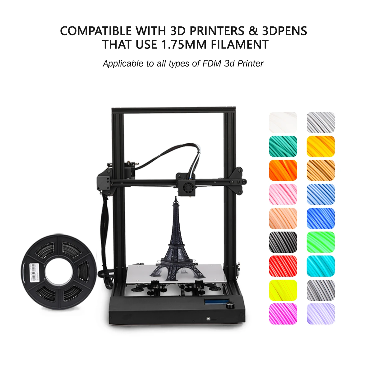 KAIGE PLA 3D Printing Filament 1.75mm 2KG Tolerance +/-0.02mm Plastic Pla Non-toxic High strength 3D Printing Materials
KAIGE PLA 3D Printing Filament 1.75mm 2KG Tolerance +/-0.02mm Plastic Pla Non-toxic High strength 3D Printing Materials