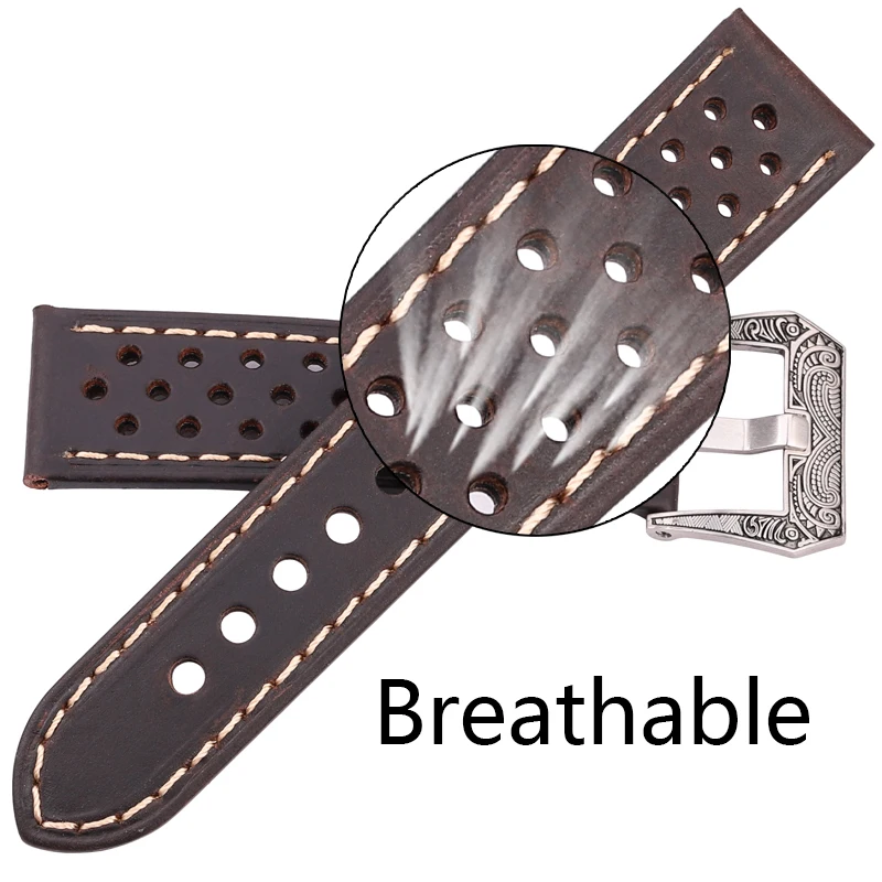 Vintage Cowhide Watch Strap Bracelet 20mm 22mm Women Men Breathable Genuine Leather Watchbands Brown Coffee Black Belt
Vintage Cowhide Watch Strap Bracelet 20mm 22mm Women Men Breathable Genuine Leather Watchbands Brown Coffee Black Belt