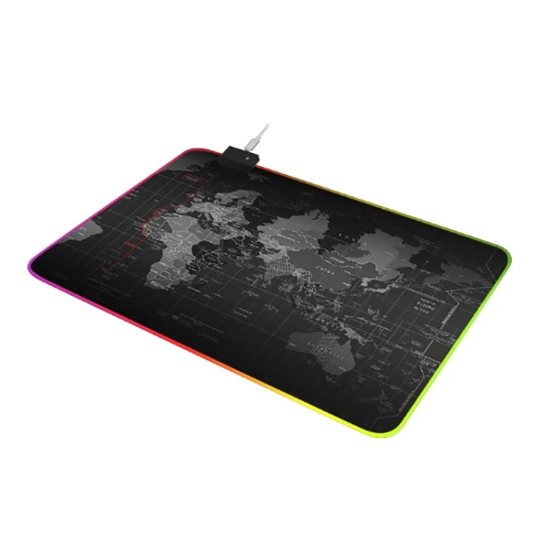 Игровой коврик для мыши RGB большой крутой игровой гладкая Водонепроницаемая