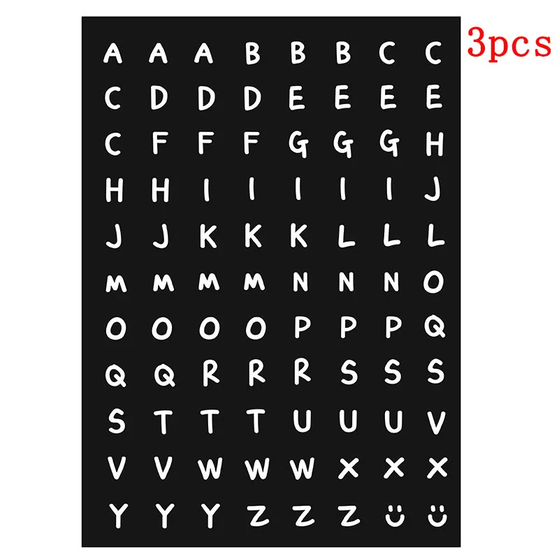 Qiduo Scrapbook Digital letter number decorative sticker DIY album hand book decoration diary sticker number stickers Stationery 
Qiduo Scrapbook Digital letter number decorative sticker DIY album hand book decoration diary sticker number stickers Stationery