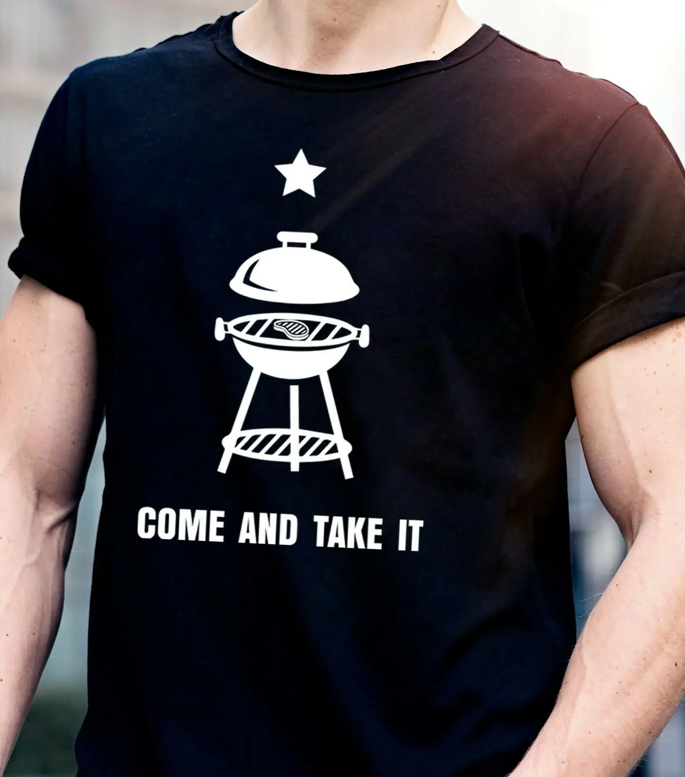 Come and Take It. Funny 2nd Amendment Grill BBQ Graphic T-Shirt. Summer Cotton O-Neck Short Sleeve Mens T Shirt New S-3XL
Come and Take It. Funny 2nd Amendment Grill BBQ Graphic T-Shirt. Summer Cotton O-Neck Short Sleeve Mens T Shirt New S-3XL