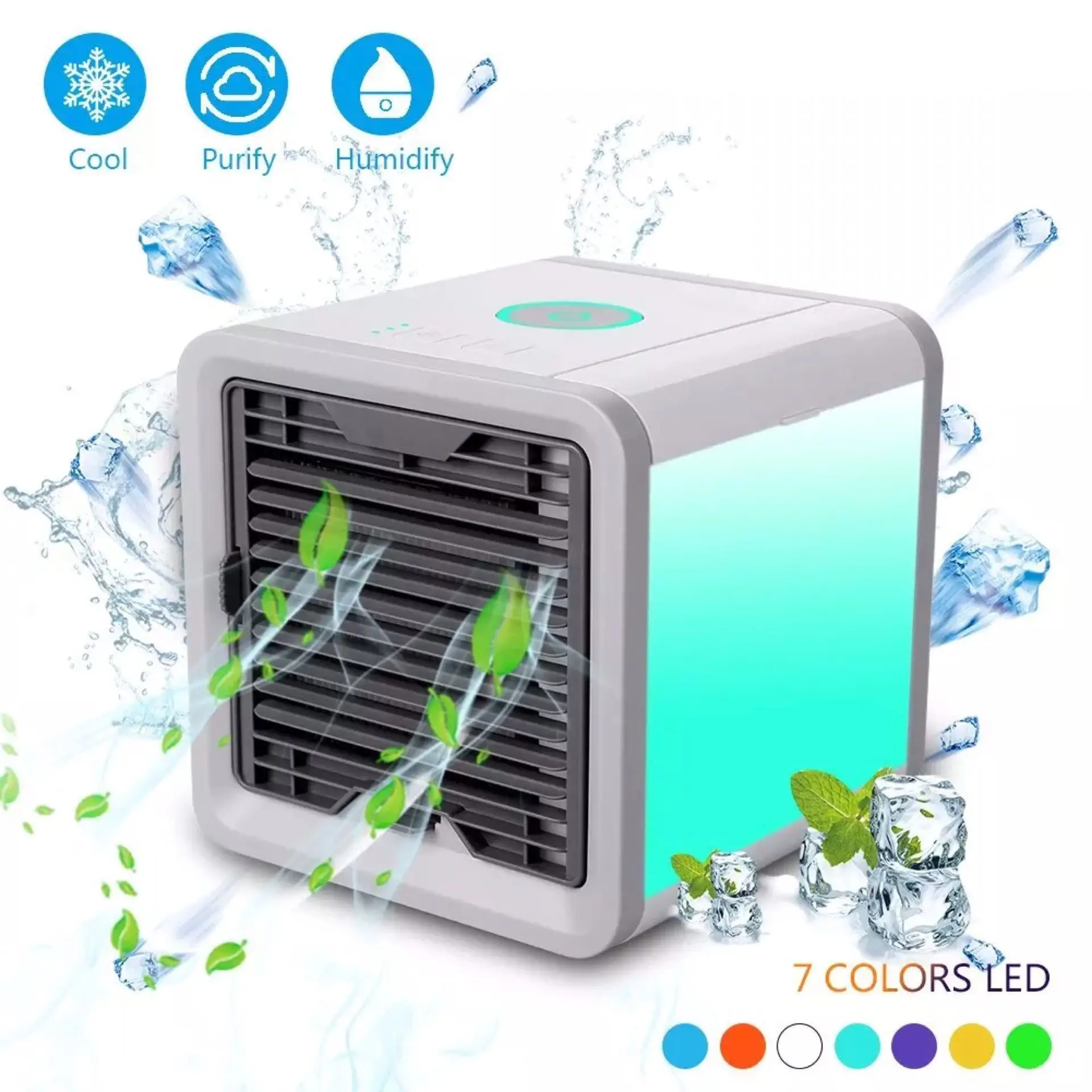 Portable Mini Air Conditioner Fan Personal Space Air Cooler Home Air Conditioning Humidifier USB Air Cooling Fan for Home Office
Portable Mini Air Conditioner Fan Personal Space Air Cooler Home Air Conditioning Humidifier USB Air Cooling Fan for Home Office