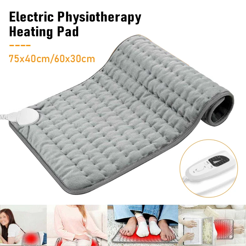 6 Level 110~240V 120W Microplush Electric Heating Pad For Shoulder Neck Back Spine Leg Pain Relief Winter Warmer
6 Level 110~240V 120W Microplush Electric Heating Pad For Shoulder Neck Back Spine Leg Pain Relief Winter Warmer