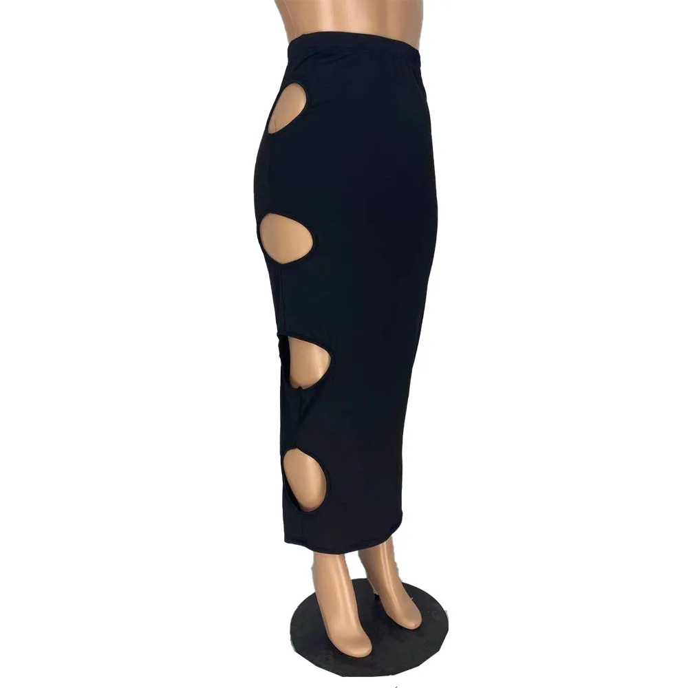 Cute Skirt Kawaii Holes Black Sexy Long Bodycon Skirt Jupe Taille Haute Femme Rokken Dames Falda Verano Spodniczka Faldas Mujer
Cute Skirt Kawaii Holes Black Sexy Long Bodycon Skirt Jupe Taille Haute Femme Rokken Dames Falda Verano Spodniczka Faldas Mujer