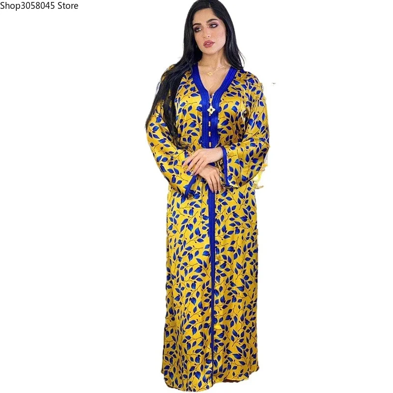 Eid Mubarak Abaya Dubai Turkey Muslim Dress Arabic Islam Clothing African Dresses Abayas For Women Jalabiya Robe Femme Kaftan
Eid Mubarak Abaya Dubai Turkey Muslim Dress Arabic Islam Clothing African Dresses Abayas For Women Jalabiya Robe Femme Kaftan