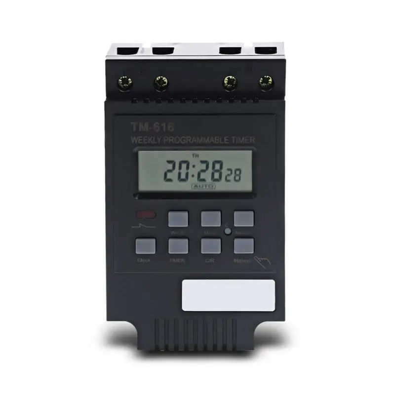 2021 TM616 30A AC 220V Timer Intelligent Microcomputer Programmable Electronic Timing Switch Relay Controller Various Voltage
2021 TM616 30A AC 220V Timer Intelligent Microcomputer Programmable Electronic Timing Switch Relay Controller Various Voltage