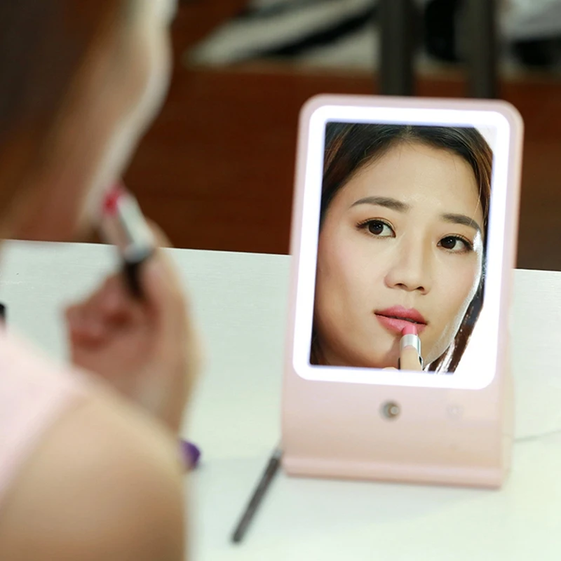 Portable Makeup Mirror Light Led Desktop Standing Hand Mirrors Standing Cosmetic Tools Water Spray
Portable Makeup Mirror Light Led Desktop Standing Hand Mirrors Standing Cosmetic Tools Water Spray