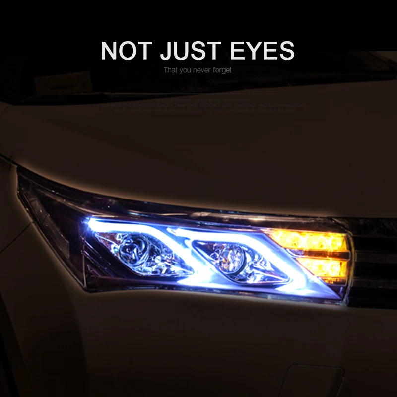 CNSUNNYLIGHT Car Headlight Assembly For Toyota Corolla 2014/2015 LED Headlight DRL Turn Signal Lights Projector Lens Car Styling
CNSUNNYLIGHT Car Headlight Assembly For Toyota Corolla 2014/2015 LED Headlight DRL Turn Signal Lights Projector Lens Car Styling