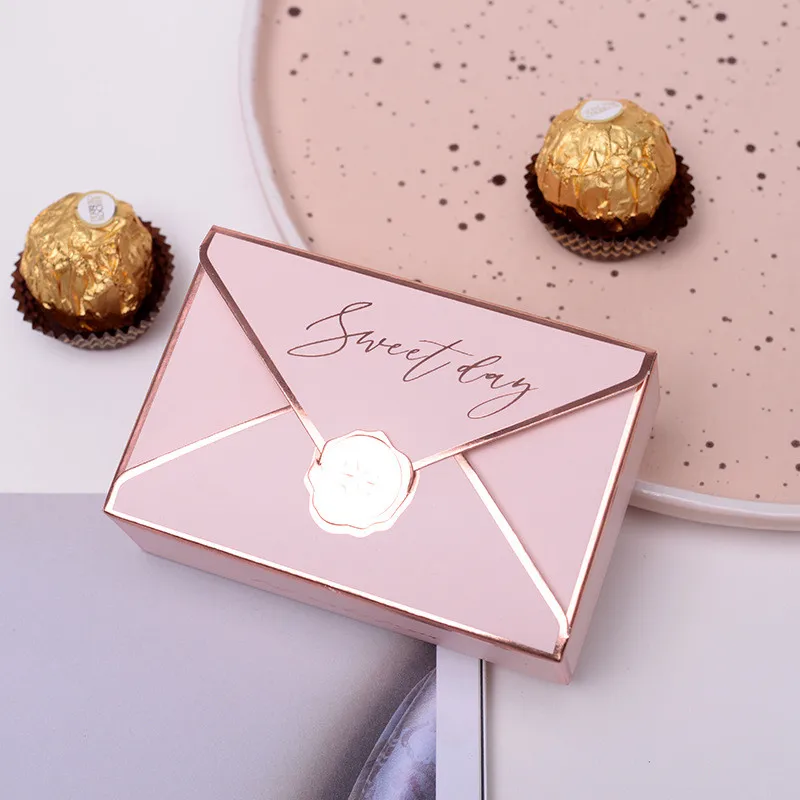 6pcs Creative Sweet Day Gift Box Packaging Envelope Shape Wedding Candy Bags Birthday Party Cosmetic Bonbonniere Packaging Box
6pcs Creative Sweet Day Gift Box Packaging Envelope Shape Wedding Candy Bags Birthday Party Cosmetic Bonbonniere Packaging Box
