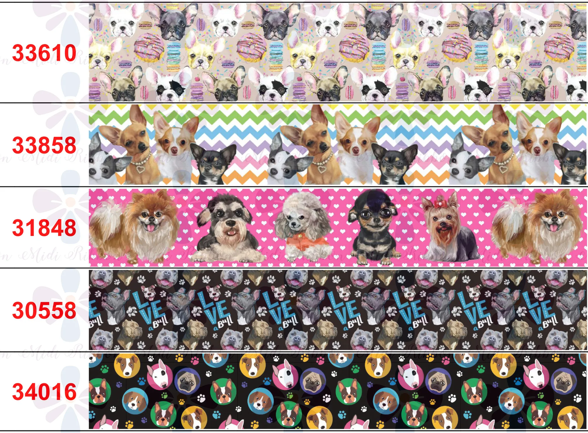 7/8'' 22mm,1" 25mm,1-1/2" 38mm,3" 75mm Dog paw Cartoon Character printed Grosgrain Ribbon party decoration 50 Yards
7/8'' 22mm,1" 25mm,1-1/2" 38mm,3" 75mm Dog paw Cartoon Character printed Grosgrain Ribbon party decoration 50 Yards