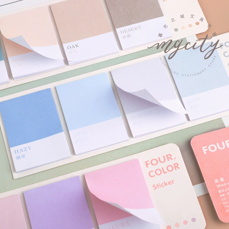 80sheets Four Color Sticky Notes Index Memo Pad Bookmarks Cute Scheduler Paper Stickers Kids Stationery
80sheets Four Color Sticky Notes Index Memo Pad Bookmarks Cute Scheduler Paper Stickers Kids Stationery