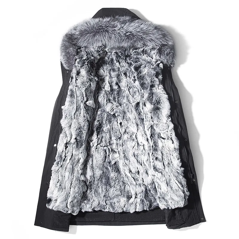 Real Fur Coat Men Real Rabbir Fur Liner Winter Coat Men Fox Fur Collar Hooded Long Parkas Casaco RS5196A YY1364
Real Fur Coat Men Real Rabbir Fur Liner Winter Coat Men Fox Fur Collar Hooded Long Parkas Casaco RS5196A YY1364