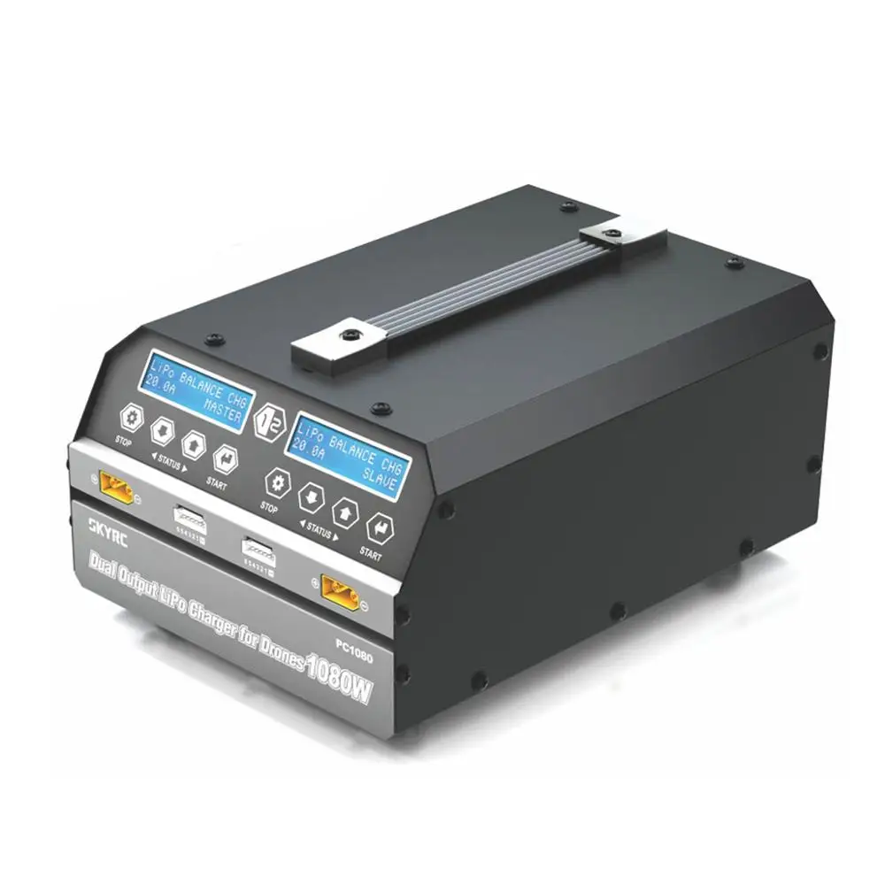 SKYRC PC1080 Dual Channel Charger 1080W 20A Lithium Battery Charger for Plant Protection UAV Drone,PC 1080,pc-1080
SKYRC PC1080 Dual Channel Charger 1080W 20A Lithium Battery Charger for Plant Protection UAV Drone,PC 1080,pc-1080