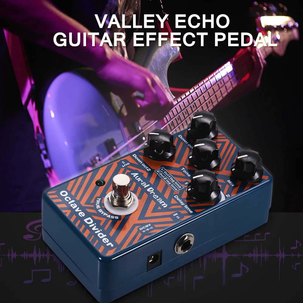 Polyphonic Octave Guitar Effect Pedal Aluminum Alloy Shell True Bypass Guitar Pedal for guitar accessories
Polyphonic Octave Guitar Effect Pedal Aluminum Alloy Shell True Bypass Guitar Pedal for guitar accessories