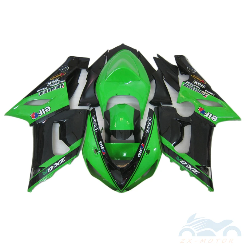Customize Paint Injection fairings kits For Kawasaki ZX6R 2005 2006 Bright Green Black Motorcycle Fairing ZX6R 05 06 BN76
Customize Paint Injection fairings kits For Kawasaki ZX6R 2005 2006 Bright Green Black Motorcycle Fairing ZX6R 05 06 BN76