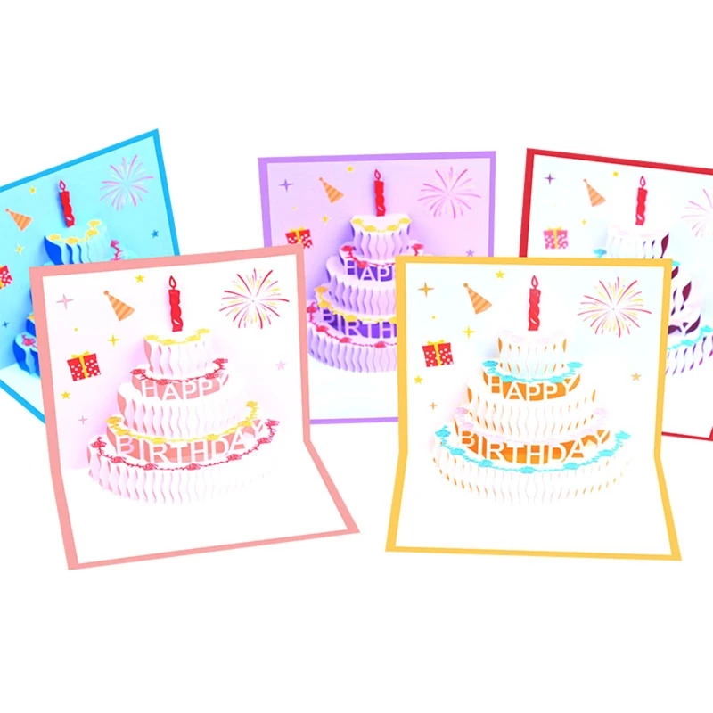 2022 Happy Birthday Cake 3D Pop Up Greeting Cards with Envelope for Wife Girlfriend Mom Boy Girl Friend Family Teacher New Year
2022 Happy Birthday Cake 3D Pop Up Greeting Cards with Envelope for Wife Girlfriend Mom Boy Girl Friend Family Teacher New Year