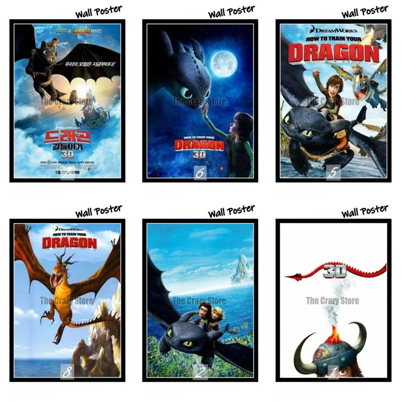 How to Train Your Dragon Classic Movie White Kraft Paper Painting Art Print Poster Wall Picture For Home Decor 42X30cm
How to Train Your Dragon Classic Movie White Kraft Paper Painting Art Print Poster Wall Picture For Home Decor 42X30cm