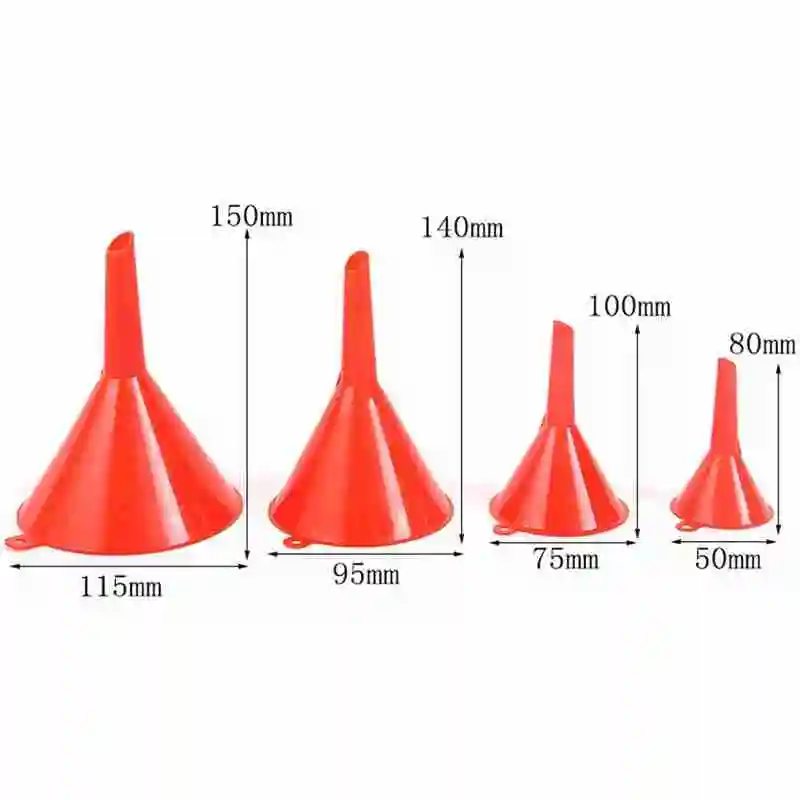 1 Set Of 4 Kitchen Plastic Funnels, New Liquid Diffusion Bottles, Portable Household Simple Funnels Oil Funnels, Mini Y7T5
1 Set Of 4 Kitchen Plastic Funnels, New Liquid Diffusion Bottles, Portable Household Simple Funnels Oil Funnels, Mini Y7T5