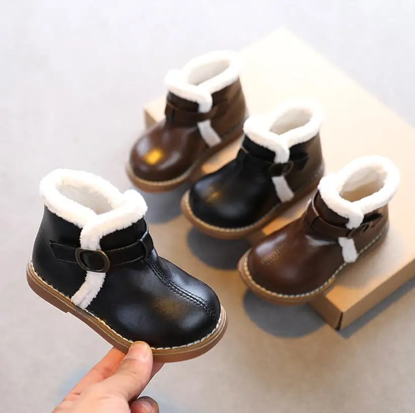 New Plush Warm Baby Toddler Boots Fashion Children Snow Boots Shoes for Boys Girls Winter Sport Shoes Kids Ankle Martin Boots
New Plush Warm Baby Toddler Boots Fashion Children Snow Boots Shoes for Boys Girls Winter Sport Shoes Kids Ankle Martin Boots