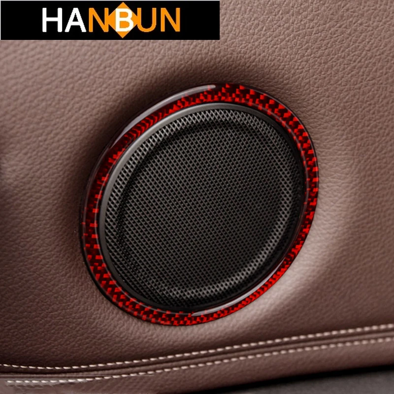 Carbon Fiber Car Door Stereo Speaker Decoration Cover Trim For BMW X1 F48 2016-2019 Interior Audio Speakers Circles Stickers
Carbon Fiber Car Door Stereo Speaker Decoration Cover Trim For BMW X1 F48 2016-2019 Interior Audio Speakers Circles Stickers