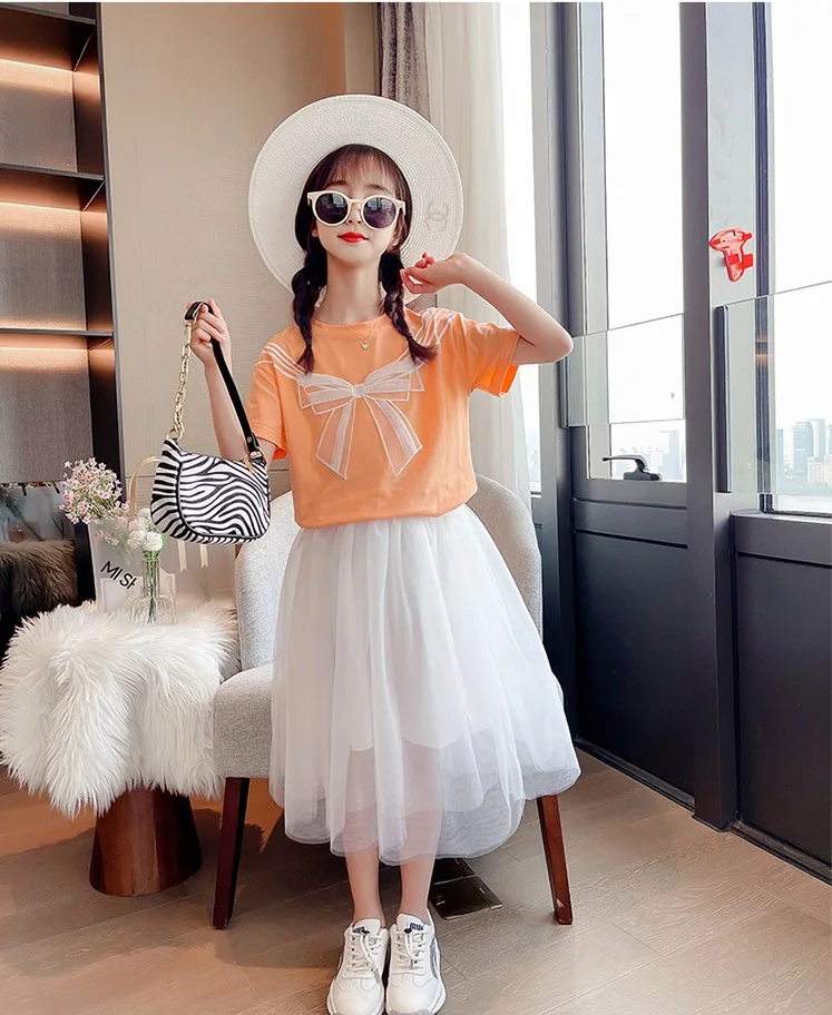 Cute and sweet girl baby suit summer dress new middle aged children's fashion half length skirt 12-year-old girl gauze skirt
Cute and sweet girl baby suit summer dress new middle aged children's fashion half length skirt 12-year-old girl gauze skirt