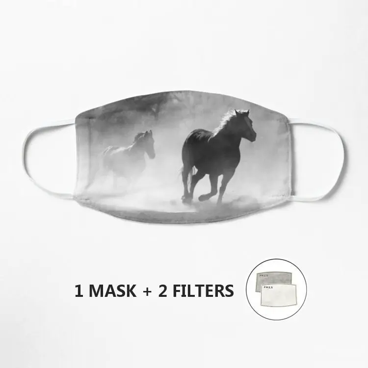 Wild Horses Face Mask Mask Washable Mascarilla Pattern Face Mouth Mask Cotton Anti Dust Respirator Hip Hop
Wild Horses Face Mask Mask Washable Mascarilla Pattern Face Mouth Mask Cotton Anti Dust Respirator Hip Hop