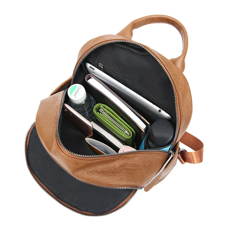 Vintage Women Backpack School Bags For Teenagers Girls Brand Designer Soft PU Leather Backpacks Female Student SchoolBag Mochila
Vintage Women Backpack School Bags For Teenagers Girls Brand Designer Soft PU Leather Backpacks Female Student SchoolBag Mochila