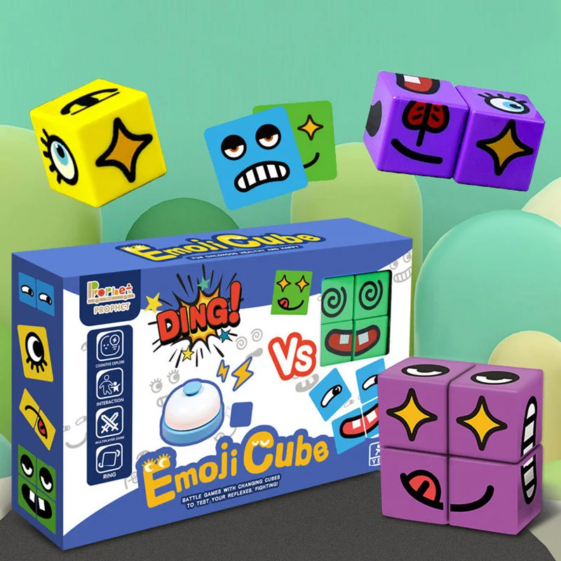 Montessori Expression Puzzle Face Change Cube Building Blocks Toys Early Educational Match Toy Learning Children Gift
Montessori Expression Puzzle Face Change Cube Building Blocks Toys Early Educational Match Toy Learning Children Gift