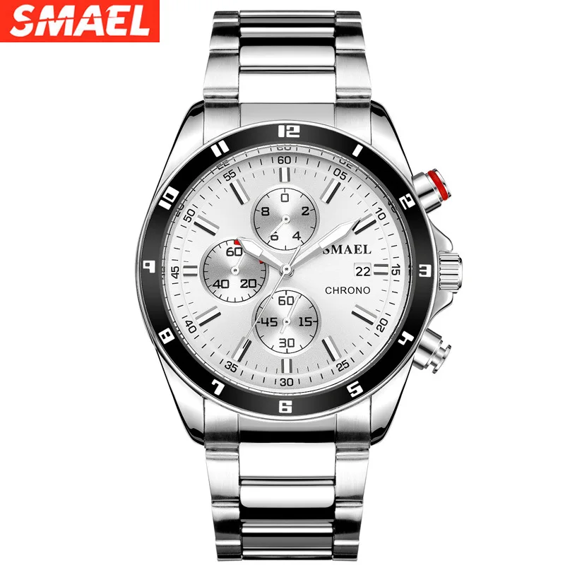 Six-Pin Multi-Functional Large Dial Watch Fashion Men's Waterproof Watch stainless steel watch
Six-Pin Multi-Functional Large Dial Watch Fashion Men's Waterproof Watch stainless steel watch