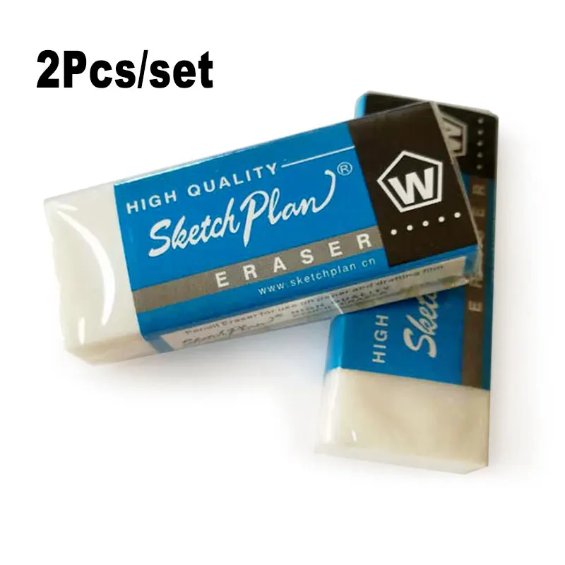 2Pcs Set Art Sketch Drawing Rubber Pencil Eraser White Color 60X25X10MM School Student Study Exam Writing Clean Stationery Gifts
2Pcs Set Art Sketch Drawing Rubber Pencil Eraser White Color 60X25X10MM School Student Study Exam Writing Clean Stationery Gifts