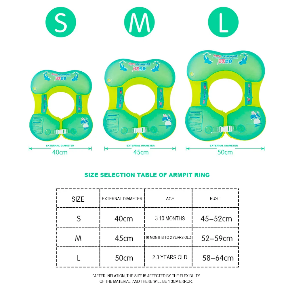 Baby Swimming Ring Inflatable Floating Armpit Soft Anti Turn Over Float Circle Toy Pool Accessories Circle Bath Inflatable Ring
Baby Swimming Ring Inflatable Floating Armpit Soft Anti Turn Over Float Circle Toy Pool Accessories Circle Bath Inflatable Ring