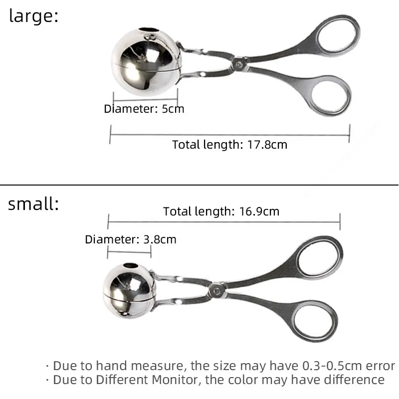 Meatball Maker Stainless Steel Clip Fish Ball Rice Making Mold Tools Kitchen Accessories Spoon Meat Baller Utensil Gadgets
Meatball Maker Stainless Steel Clip Fish Ball Rice Making Mold Tools Kitchen Accessories Spoon Meat Baller Utensil Gadgets