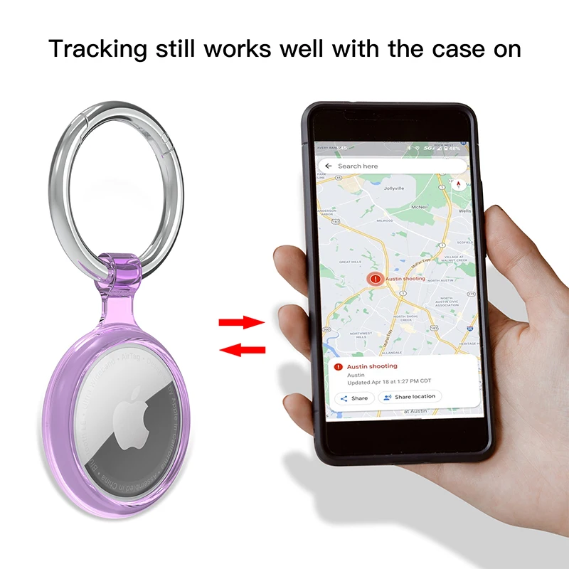 High Quality Silicone Protective Case For Airtags Cover Hangable Keychain Locator Tracker Cover For Airtags Case
High Quality Silicone Protective Case For Airtags Cover Hangable Keychain Locator Tracker Cover For Airtags Case
