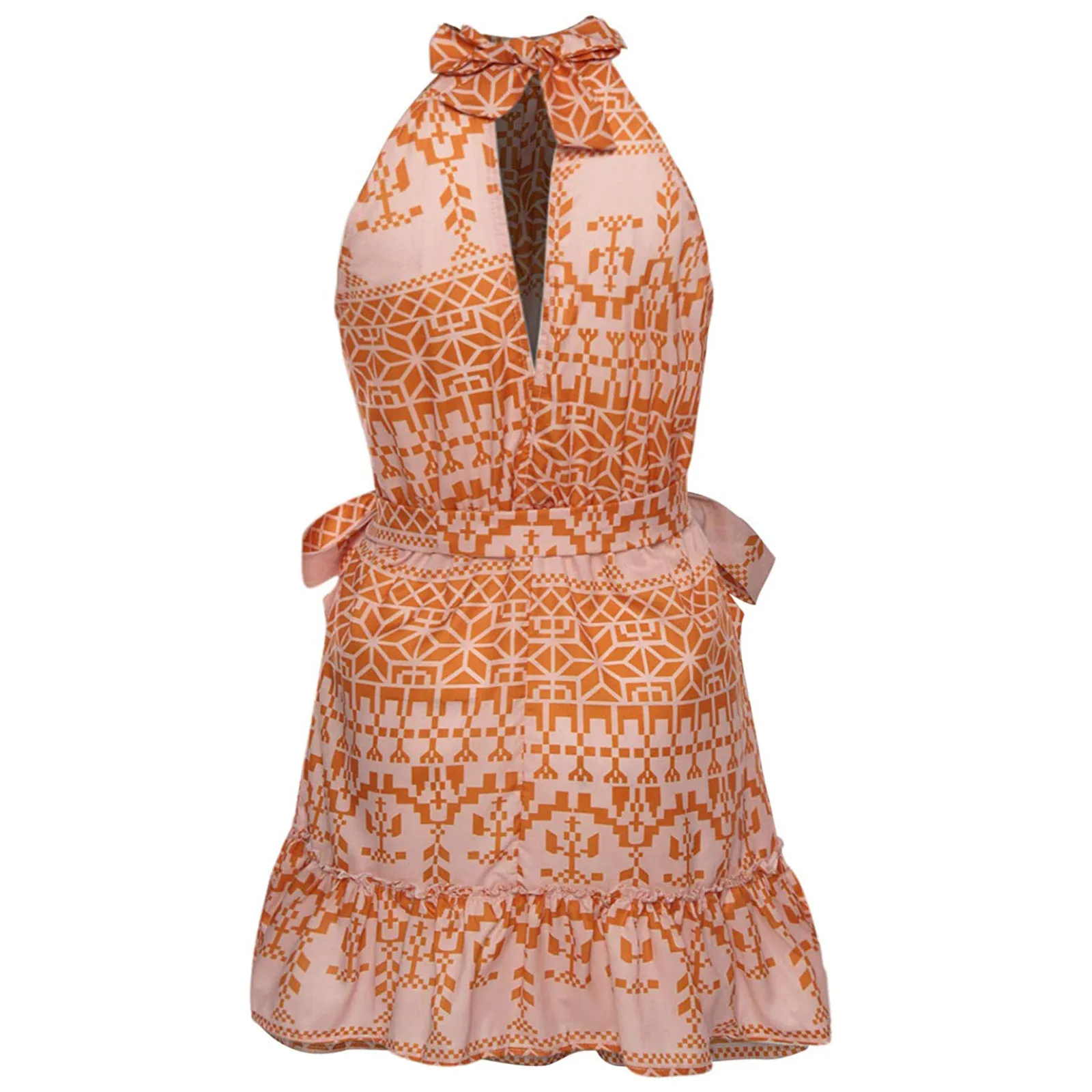 Plus Size Dresses Women Floral Printed Halter Strapless Ruffle Dress Fashion Summer Bandage Casual Dress
Plus Size Dresses Women Floral Printed Halter Strapless Ruffle Dress Fashion Summer Bandage Casual Dress