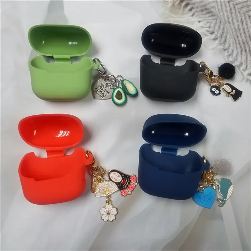 Cute Protective Cover Silicone Case Protector for Audio-Technica ATH-CK3TW Bluetooth Earbuds Earphones Charging Box With Keyring
Cute Protective Cover Silicone Case Protector for Audio-Technica ATH-CK3TW Bluetooth Earbuds Earphones Charging Box With Keyring