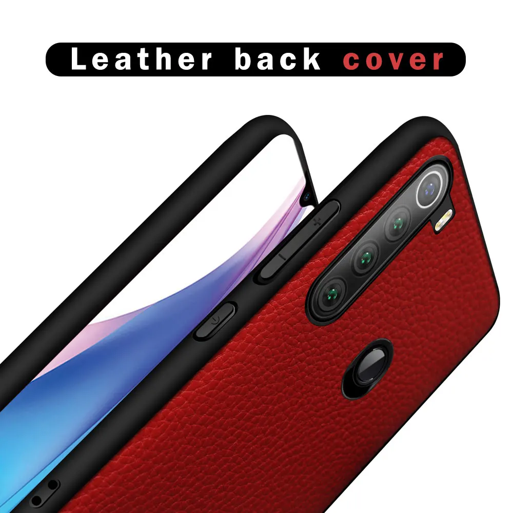 

Redmi Note 8T Case Mofi For Xiaomi Redmi Note 8T Case Leather Back Cover Grain Business Litchi Grain Lichee Pattern Litchi Stria