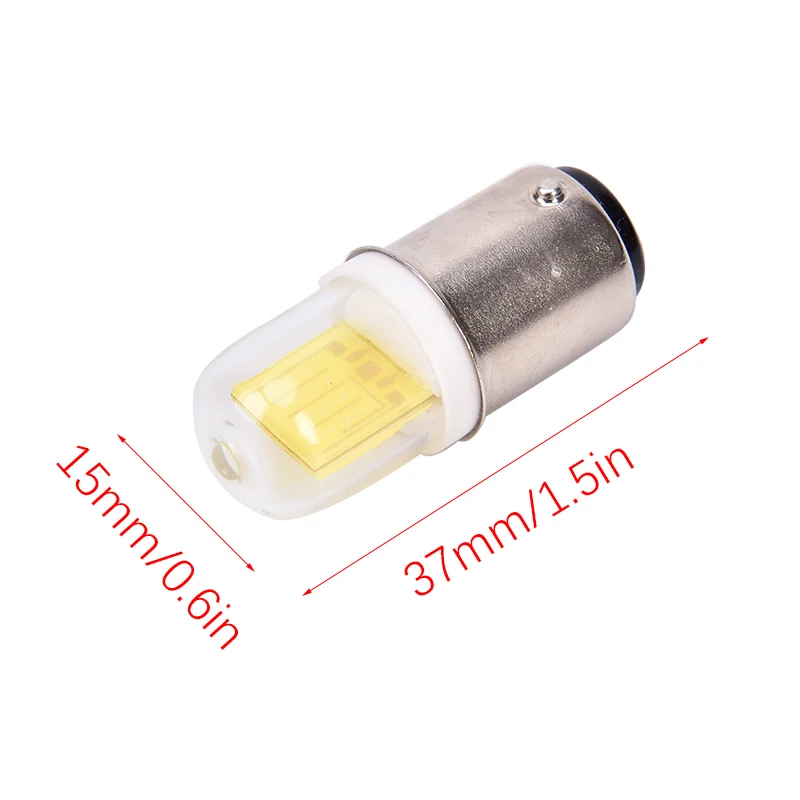 BA15D LED Light Bulb 5W 110V 220V AC COB LED Lamp For Chandelier Sewing Machine Silver & Transparent
BA15D LED Light Bulb 5W 110V 220V AC COB LED Lamp For Chandelier Sewing Machine Silver & Transparent