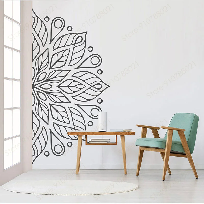 Creative Home Decor Wall Stickers Vinyl Beautiful Mandala Half Wall Decals Design Room Bedroom Headboard Mural Yoga Studio S389
Creative Home Decor Wall Stickers Vinyl Beautiful Mandala Half Wall Decals Design Room Bedroom Headboard Mural Yoga Studio S389