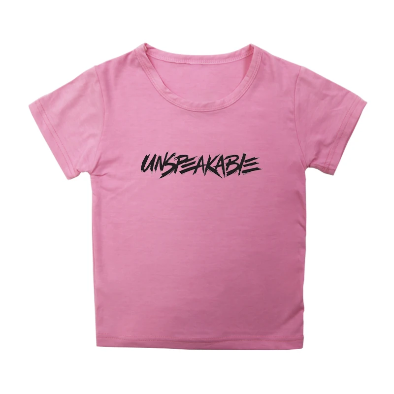 Unspeakable T Shirt Beautiful T-shirts Hot Sale Children's Unspeakable Boys girls Short Sleeves T-shirt Tee Tops for Children
Unspeakable T Shirt Beautiful T-shirts Hot Sale Children's Unspeakable Boys girls Short Sleeves T-shirt Tee Tops for Children