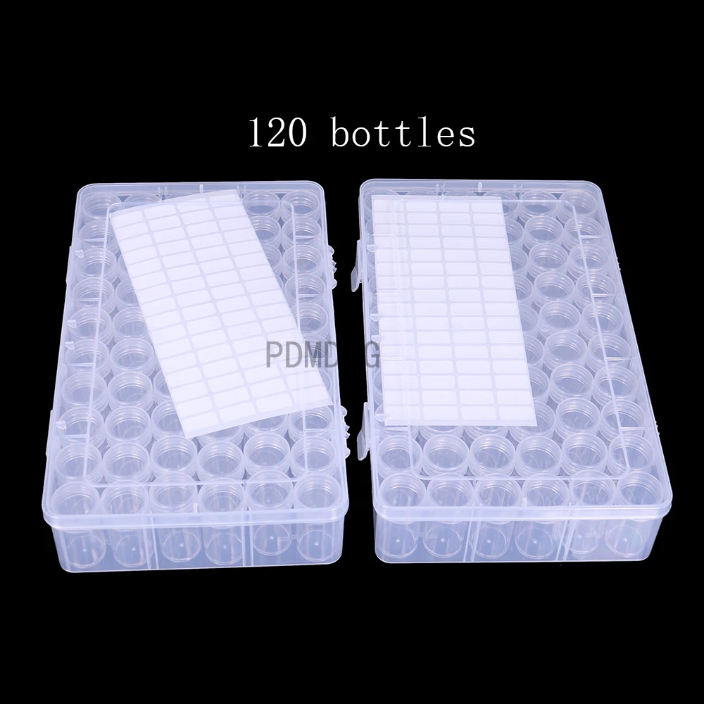 60/56 Bottles Jar Square Diamond Painting Storage box Diamond Painting Accessories Beads Container Mosaic Storage boxes Tools
60/56 Bottles Jar Square Diamond Painting Storage box Diamond Painting Accessories Beads Container Mosaic Storage boxes Tools
