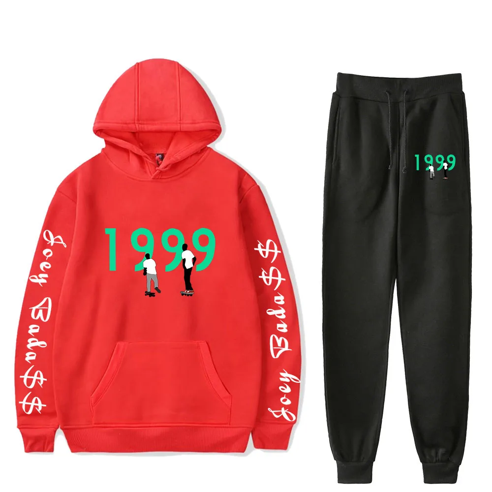 Joey Badass sweatshirt two-piece unisex hoodie + jogging pants Harajuku streetwear American rapper clothes unisex suit xs-4xl
Joey Badass sweatshirt two-piece unisex hoodie + jogging pants Harajuku streetwear American rapper clothes unisex suit xs-4xl